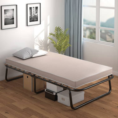 Simmons foldaway folding bed cot with memory foam clearance mattress